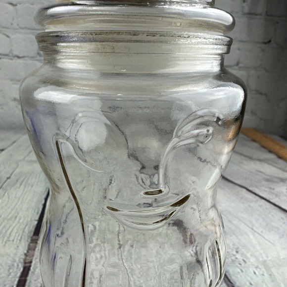 Mr Peanut Planters Jar Glass Vintage 1991‎ 75th Anniversary Top Hat Monocle 9.5” - Picture 2 of 11